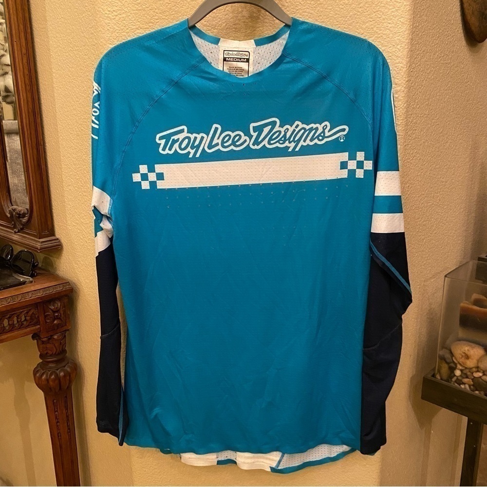 NWT~TROY LEE DESIGNS Men SE Ultra Jersey Factory Ocean/Navy Size Medium